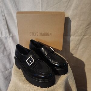 Steve Madden Women's Osta Platform Monk Strap Loafers